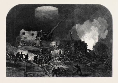 SCENE OF THE EXTRAORDINARY ACCIDENT IN THE WELWYN TUNNEL, GREAT NORTHERN RAILWAY, 1866