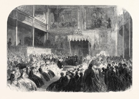 PRINCE ALFRED OPENING THE INDUSTRIAL MUSEUM AT EDINBURGH, UK,1866