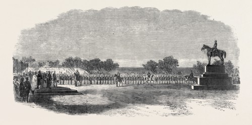 INAUGURATION OF THE STATUE OF SIR MARK CUBBON AT BANGALORE, INDIA, 1866