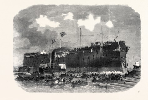 THE NORTHUMBERLAND AFLOAT, UK, 1866