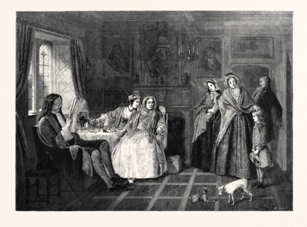 "COUNTRY COUSINS," BY R. REDGRAVE, R.A., IN THE NATIONAL GALLERY (BRITISH SCHOOL), 1866