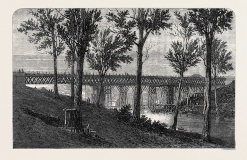 RAILWAY BRIDGE OVER THE RIVER BREMER, QUEENSLAND, AUSTRALIA, 1866