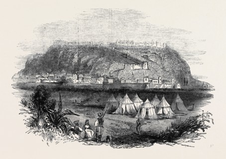 ARRIVAL OF THE OVERLAND MAIL, CAPTURE OF GWALIOR, SIX THOUSAND KILLED AND WOUNDED: GWALIOR, INDIA