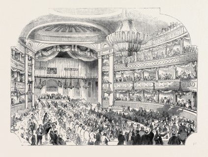 THE GRAND BANQUET TO MR. O'CONNELL IN COVENT GARDEN THEATRE ON TUESDAY LAST