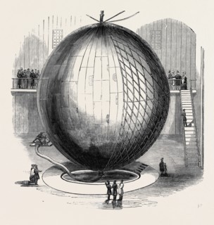 IMMENSE COPPER BALLOON, AT PARIS