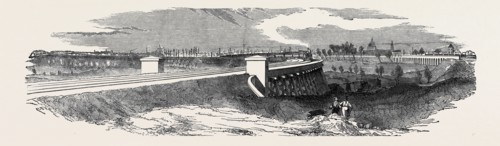 THE TIMBER VIADUCT FROM COOPER'S BRIDGE, THE SOUTH-EASTERN RAILWAY