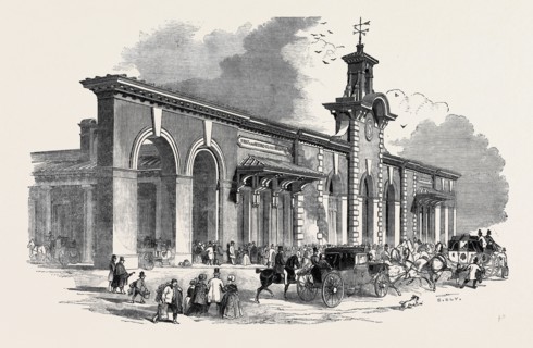 THE NEW BRICKLAYERS' ARMS TERMINUS OF THE SOUTH-EASTERN RAILWAY.