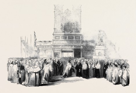 ANNIVERSARY MEETING OF THE CIVIC AUTHORITIES AND  THE METROPOLITAN CLERGY, IN ST. PAUL'S CATHEDRAL.