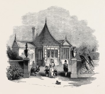 THE CHINESE SUMMER-HOUSE, BUCKINGHAM PALACE GARDENS.