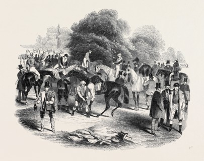 EPSOM RACES, VIEW OF THE WARREN