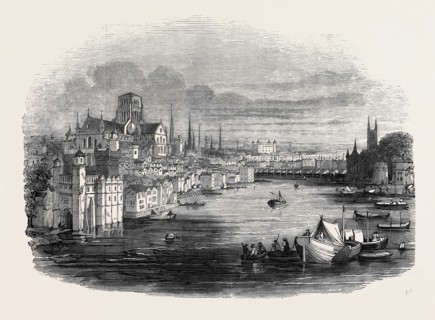 PICTURE MODEL OF OLD LONDON, AT THE SURREY ZOOLOGICAL GARDENS