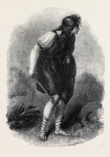 SPECIMEN OF WOOD ENGRAVING, "IMOGENE," AFTER WESTALL