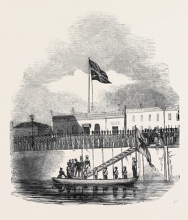 DEPARTURE OF THE EMPEROR OF RUSSIA, THE EMBARKATION AT WOOLWICH