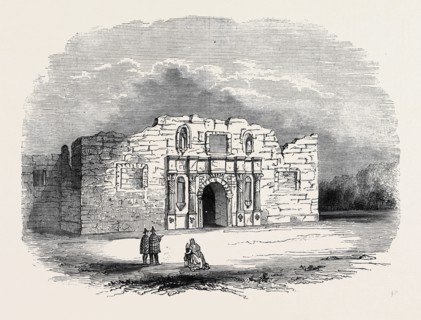 TEXAS: CHURCH OF ALAMO, SAN ANTONIO DE BEXAR