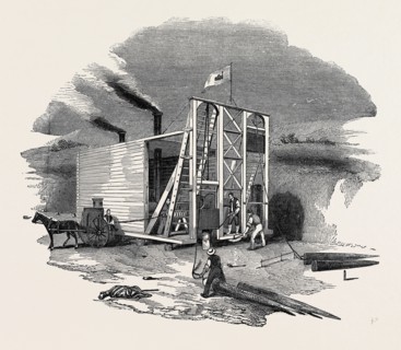 PATENT AMERICAN STEAM PILE DRIVING ENGINE