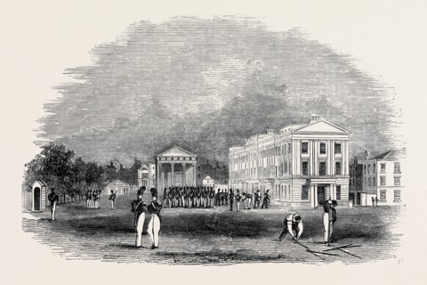 THE WELLINGTON BARRACKS, ST. JAMES'S PARK