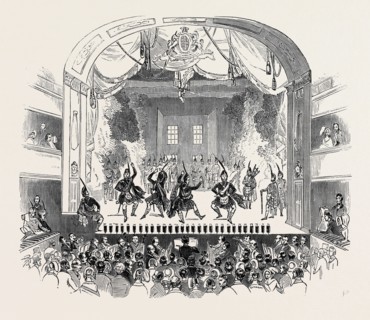 THE GREAT HIGHLAND BAGPIPE COMPETITION. AT THE THEATRE ROYAL, EDINBURGH.