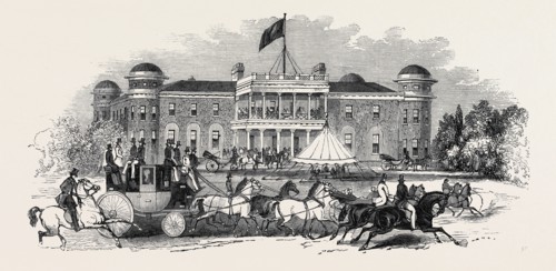 GOODWOOD HOUSE, SCENE IN THE PARK