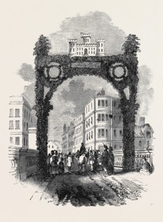 ARCH ON THE NEW BRIG OF AYR, BRIDGE, THE BURNS FESTIVAL