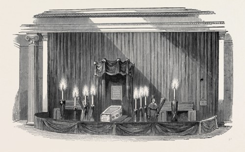THE LATE DR. DALTON, LYING IN STATE