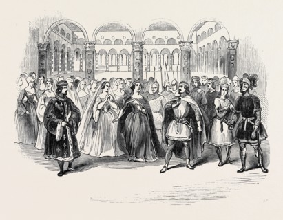 SCENE FROM RICCI'S NEW OPERA OF "CORRADO DI ALTAMURA," AT HER MAJESTY'S THEATRE