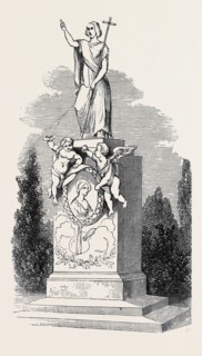 MONUMENT TO MADAME SOYER, IN KENSAL GREEN CEMETARY.
