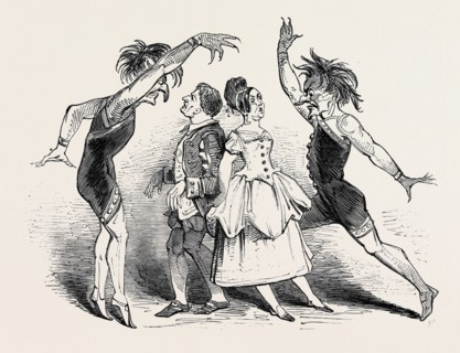 SCENE FROM "THE CASTLES OF THE SEVEN PASSIONS," AT THE LYCEUM THEATRE