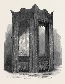QUEEN ELIZABETH'S STATE BED.