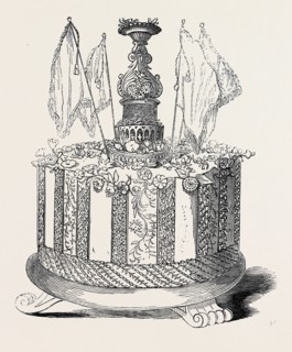 THE BURGHLEY CHISTENING CAKE