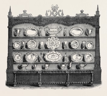 BUFFET OF PLATE, BANQUETTING HALL, BURGHLEY
