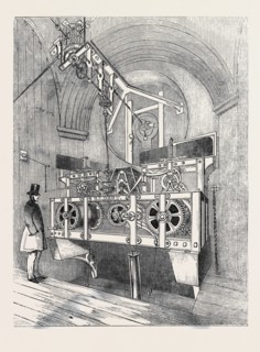 PERSPECTIVE VIEW OF THE GREAT CLOCK OF THE ROYAL EXCHANGE