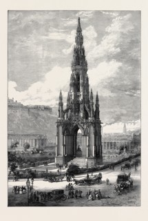 THE SCOTT MONUMENT, EDINBURGH, 1871