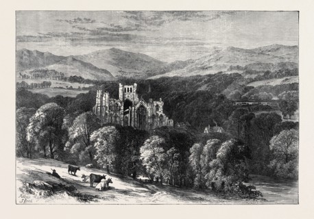 MELROSE ABBEY, 1871