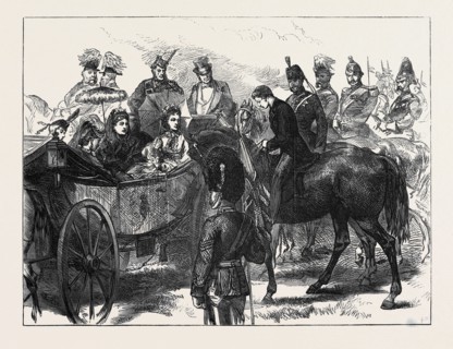 THE FRENCH PRINCE IMPERIAL AT QUEEN VICTORIA'S REVIEW, IN BUSHEY PARK, 1871