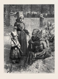 "BRETON WOMEN AT A PARDON," BY F.J. SKILL, 1871