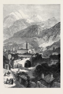 OPENING OF THE MONT CENIS TUNNEL: THE TOWN OF SUSA, 1871