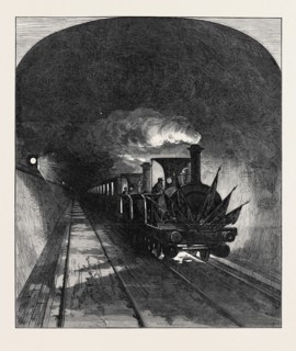 OPENING OF THE MONT CENIS TUNNEL: THE FIRST TRAIN, 1871