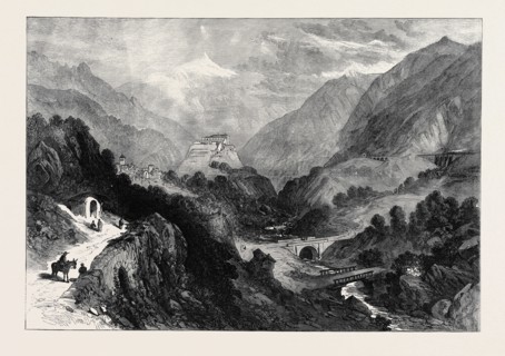 THE DORA VALLEY, MONT CENIS RAILWAY, 1871