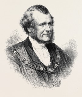 THE RIGHT HON. SILLS JOHN GIBBONS, THE NEW LORD MAYOR OF LONDON, 1871