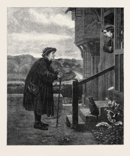 "THE VILLAGE GOSSIP," BY H.S. MARKS, A.R.A., FROM THE EXHIBITION IN THE DUDLEY GALLERY, 1871