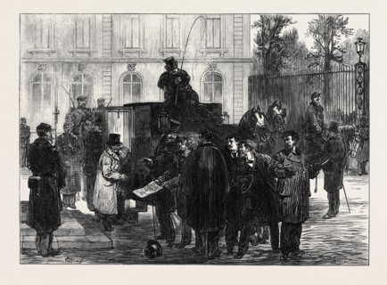 STUDENTS INTERCEDING WITH M. TRIERS FOR THE LIFE OF ROSSEL, 1871