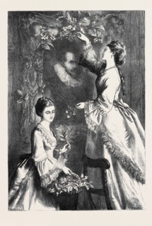 THE ANCESTRAL PORTRAIT, DRAWN BY E.N. DOWNARD, 1871