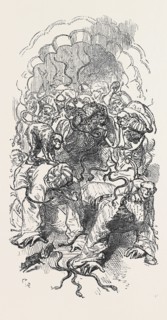"Sacks of feathers were emptied upon them, then a sackful of live rats, succeeded by a dozen