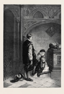 "THE ANNIVERSARY," BY F. HUARD, IN THE FRENCH GALLERY, 1871