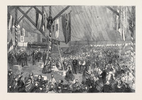 LAYING THE FOUNDATION STONE OF THE MERCHANT SEAMEN'S ORPHAN ASYLUM, BY THE PRINCE CONSORT: LADIES