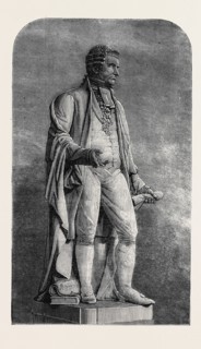 STATUE OF THE LATE MR. ROBERT HALL, M.P. FOR LEEDS, AND RECORDER OF DONCASTER