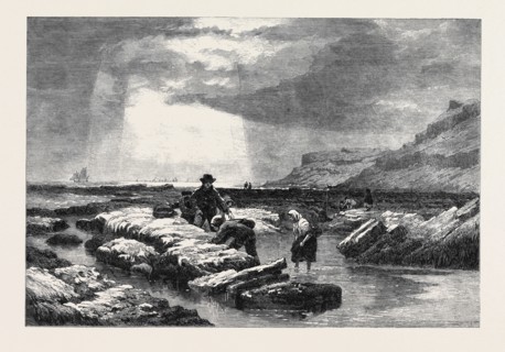 "CRAB CATCHERS," BY E. DUNCAN, FROM THE EXHIBITION OF THE WATER COLOUR SOCIETY