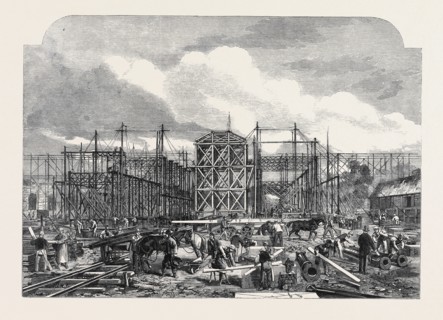 PROGRESS OF THE BUILDING FOR THE INTERNATIONAL EXHIBITION OF 1862.