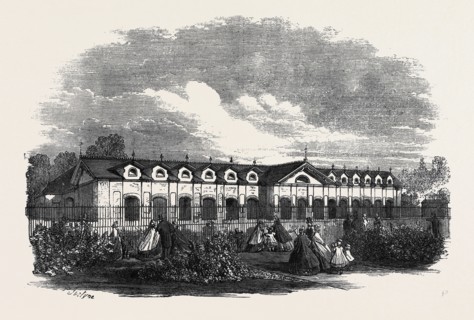 NEW ANTELOPE HOUSE IN THE GARDENS OF THE ZOOLOGICAL SOCIETY, REGENT'S PARK