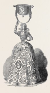 CURIOUS DRINKING CUP FORMERLY IN THE STRAWBERRY HILL COLLECTION
